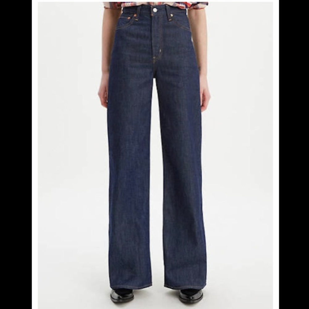 Levi’s Ribcage Wide Leg High and Mighty Jeans